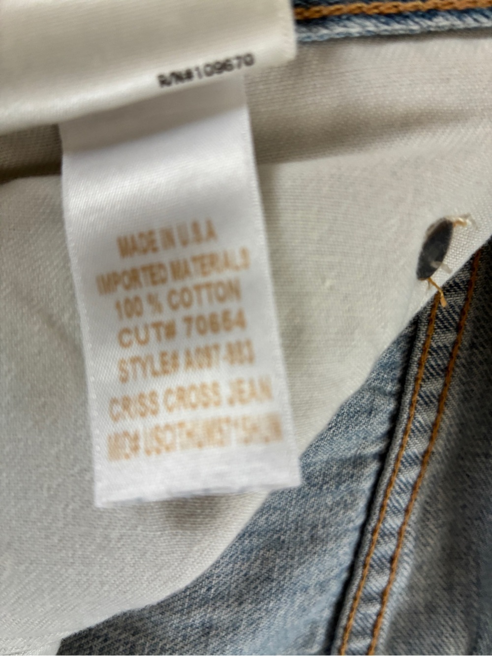 Agolde Arc Crossover Jeans Light Denium - Picture 6 of 7